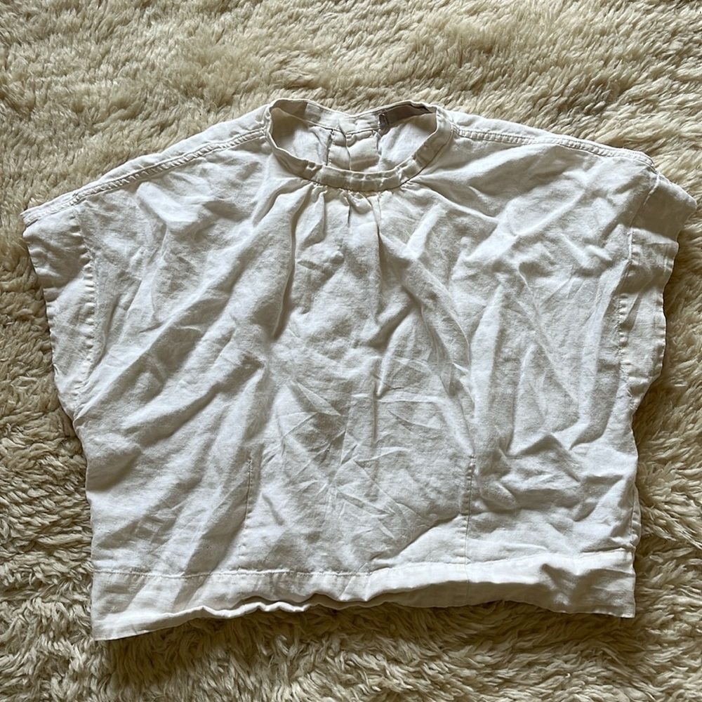 Everlane Linen Blouse Size 8